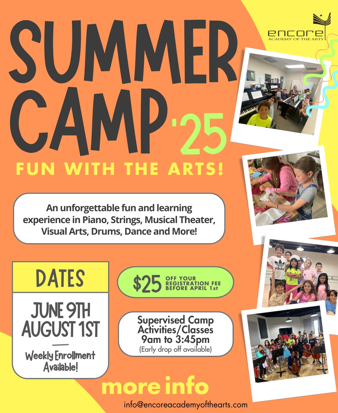 Encore's Summer Camp 2025